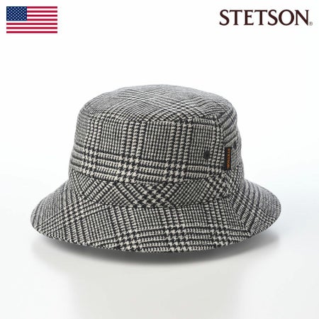 ステットソンのソフトハット TWEED SAFARI（ツイードサファリ）SE474 ブラック