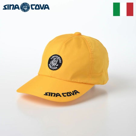 シナコバのキャップ Marine Cap with Clip（マリンキャップ クリップ付き） ES256 イエロー 091