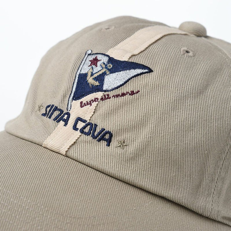 シナコバのキャップ Marine Cotton Cap（マリンコットンキャップ） ES330 ベージュ 006