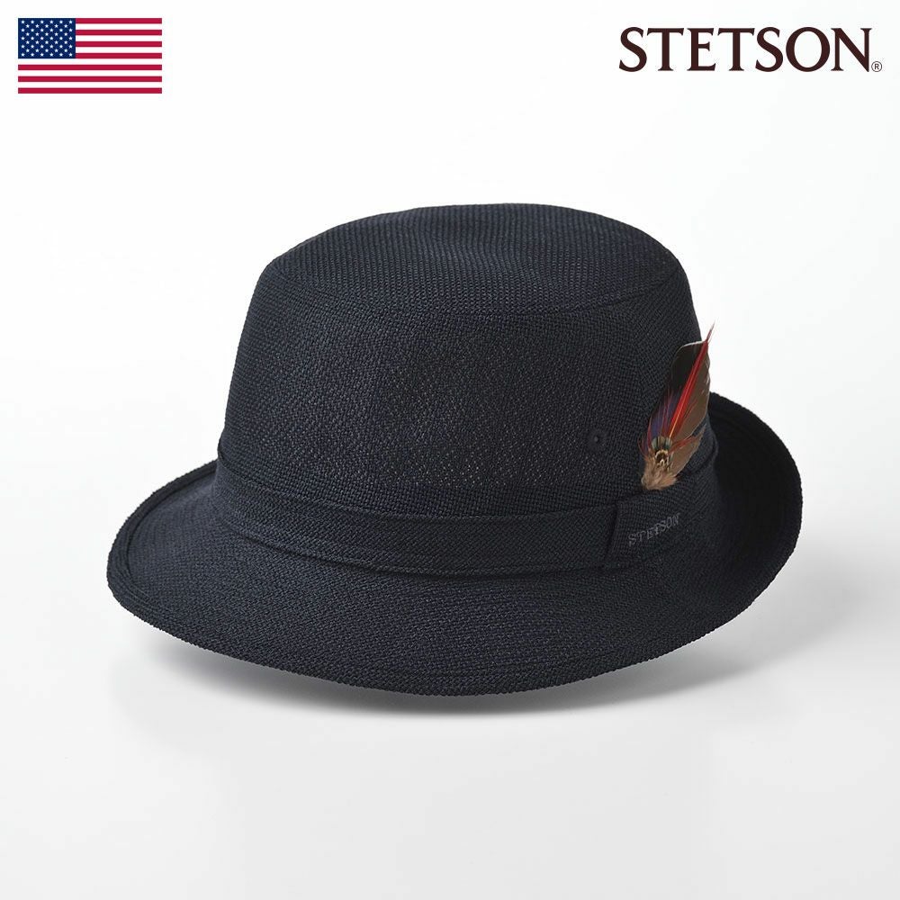 ステットソン Stetson ブラック　ウールフェルトハット 61センチ ステットソン Stetson ブラック ウールフェルトハット 61センチ 【公式