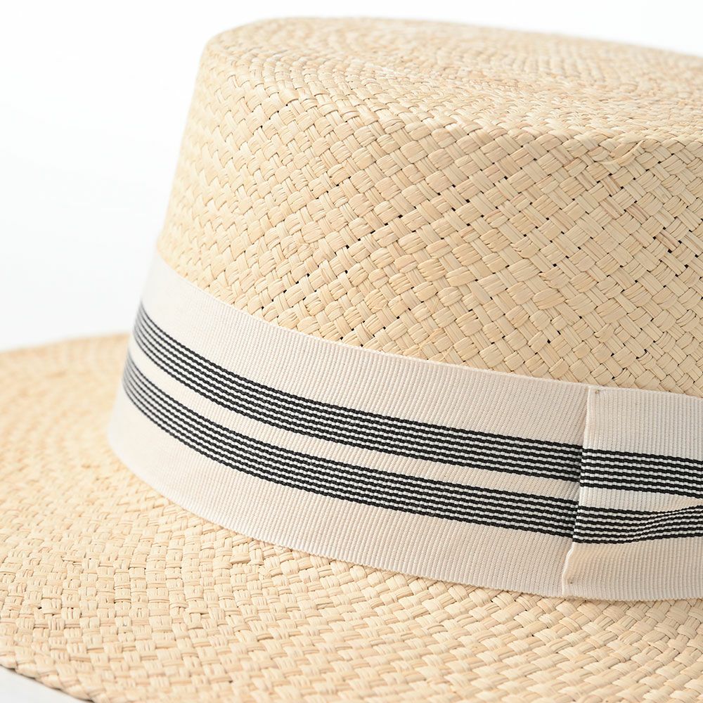 STETSON TIKI PANAMA BORTER HATナチュラル 56cm ステットソン カンカン帽 TIKI PANAMA BOTER HAT（ティキ パナマ