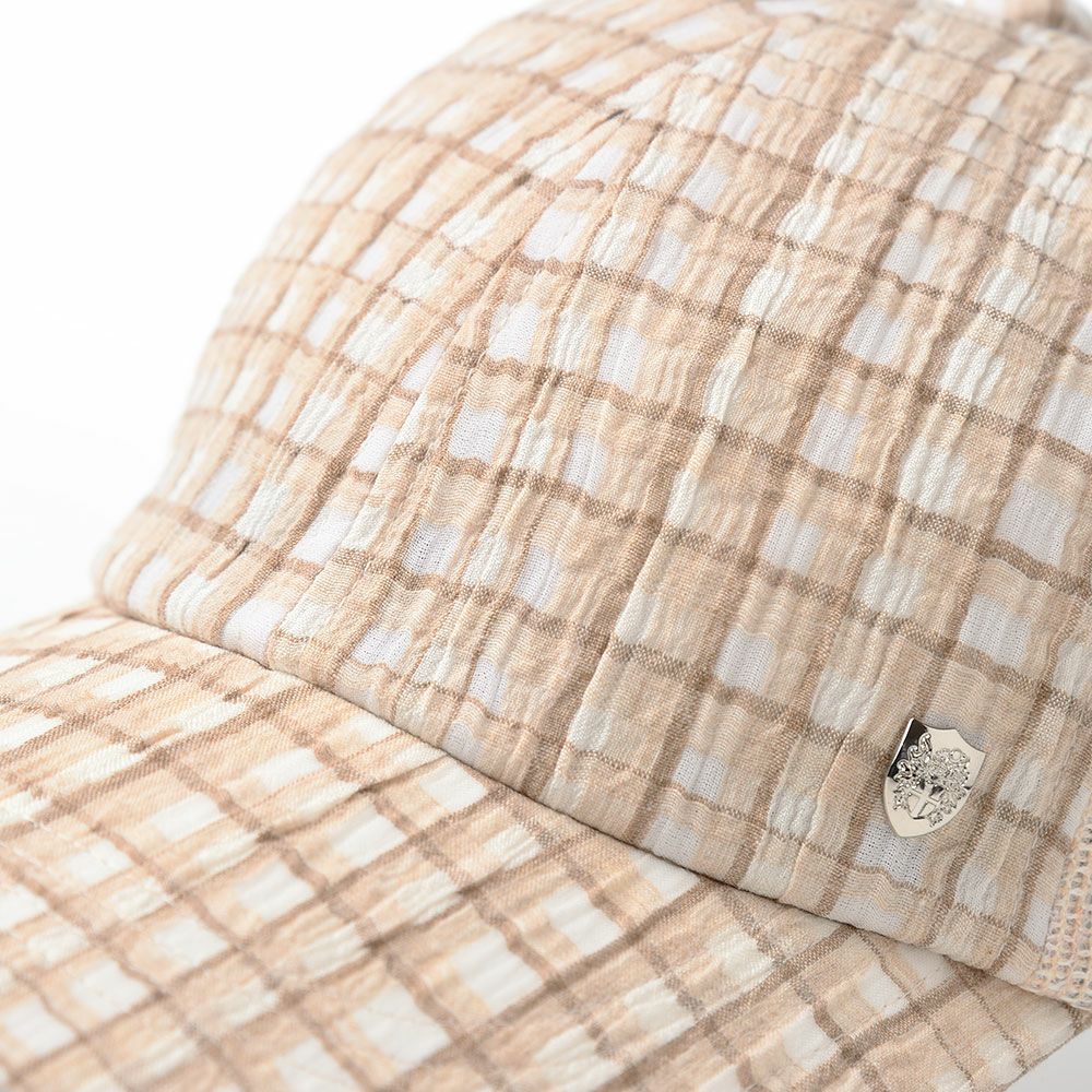 ダックス キャップ Cap Linen Check（キャップ リネンチェック） D1724