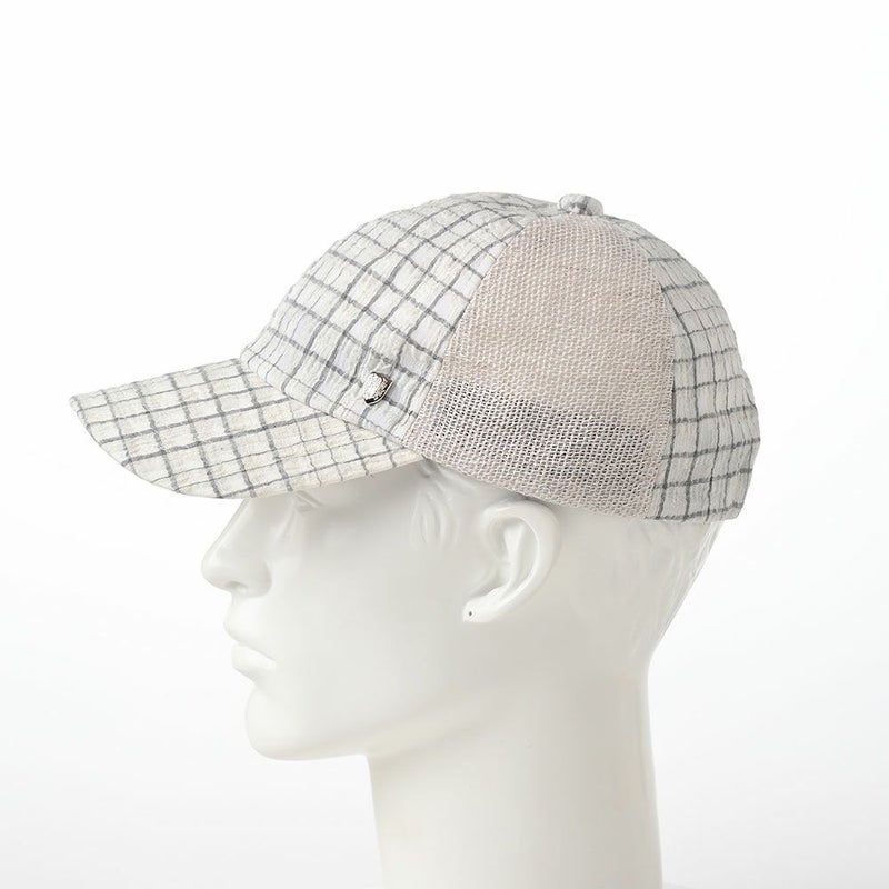 ダックスのキャップ Cap Linen Check（キャップ リネンチェック） D1724 グレー