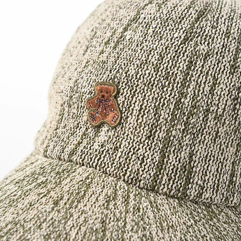 ダックスのキャップ Cap Teddy Bear（キャップ  テディベア） D1732 カーキ
