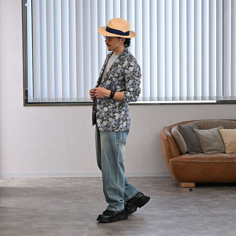 ビガリのパナマハット MIKONOS（ミコノス）ベージュのモデル写真