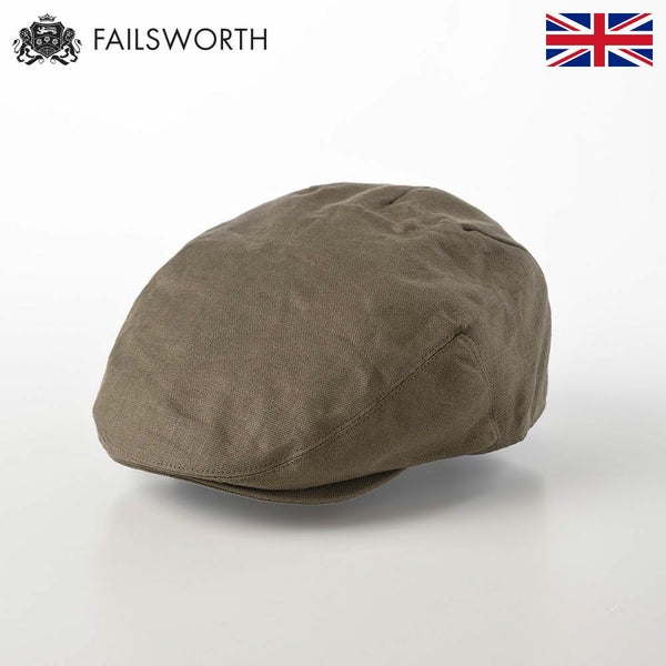 Irish Linen Cap（アイリッシュ リネン キャップ） カーキ