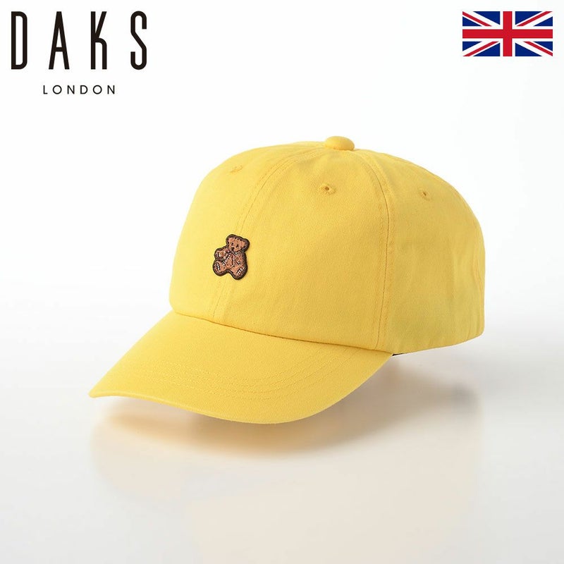 ダックスのキャップ Cap Cotton Twill Teddy Bear（キャップ コットンツイル テディベア） D1734 イエロー