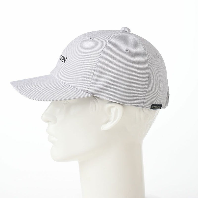 ステットソンのキャップ SUCKER STRIPE CAP（サッカーストライプ キャップ）SE638 グレー