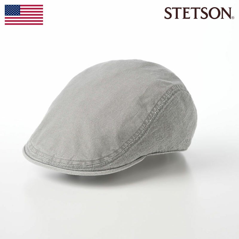 ステットソンのハンチング COTTON OVERDYE WASHED HUNTING（コットンオーバーダイウォッシュドハンチング）SE641 グレー