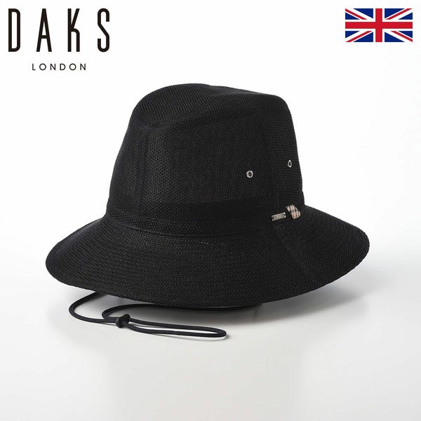 Hat Linen Mesh（ハット リネンメッシュ） D1718 ブラック