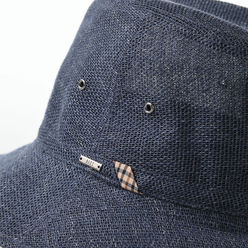 ダックスのサファリハット Hat Linen Mesh（ハット リネンメッシュ） D1718 ネイビー