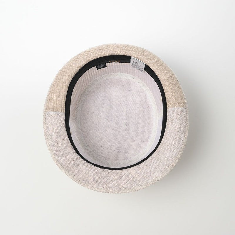 ダックスのソフトハット Alpen Rib Linen（アルペン リブリネン） D1728 ベージュ