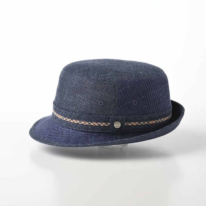 ダックスのソフトハット Alpen Rib Linen（アルペン リブリネン） D1728 ネイビー