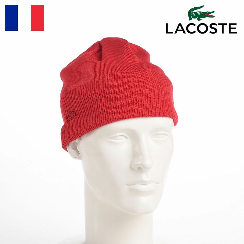 ONE POINT COTTON KNIT(ワンポイント コットンニット) L1225 レッド