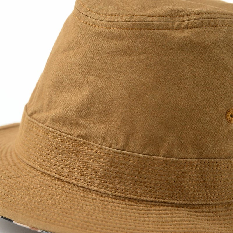 ダックスのアルペンハット Alpen Cotton Washer（アルペン コットンワッシャー） D1693 キャメル