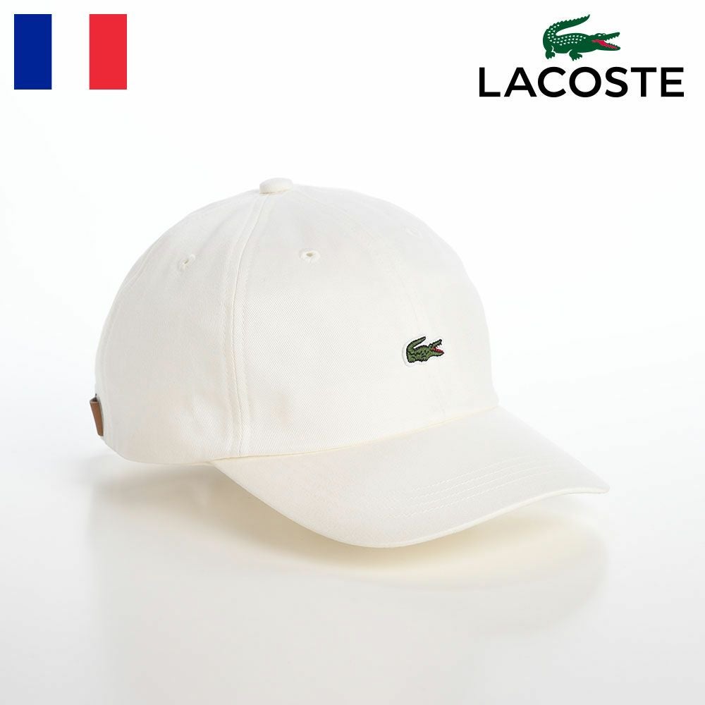 ラコステ キャップ INITIAL APPLIQUE CAP（イニシャルアップリケ