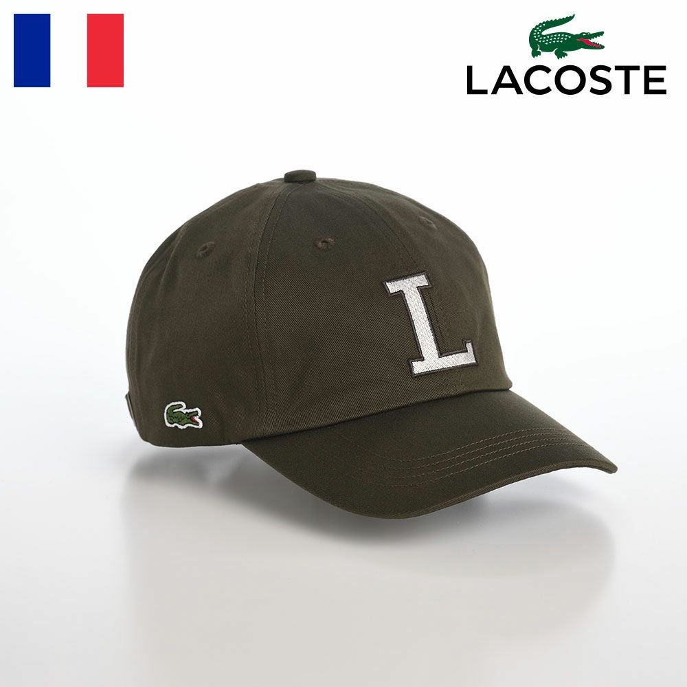 ラコステ キャップ INITIAL APPLIQUE CAP（イニシャルアップリケ