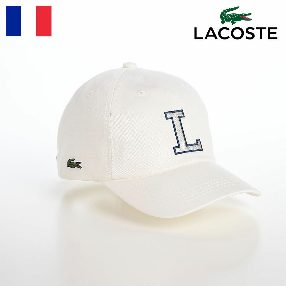 ラコステ キャップ INITIAL APPLIQUE CAP（イニシャルアップリケ