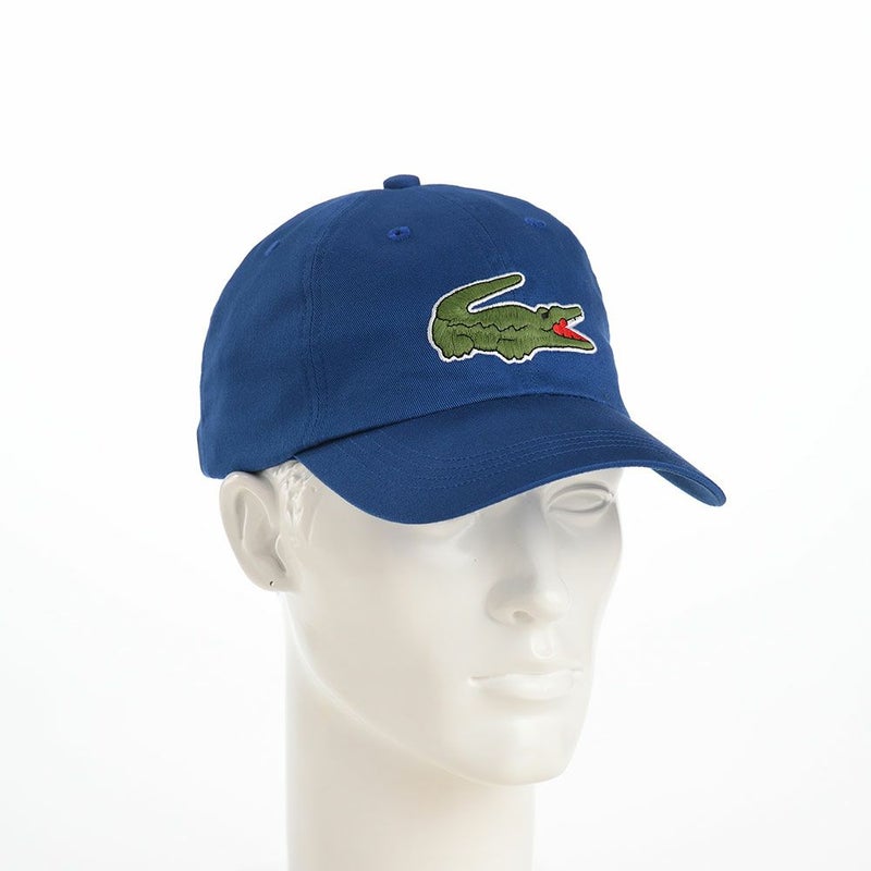 ラコステのキャップ BIG LOGO CAP（ビッグロゴ キャップ） L1231 ブルー
