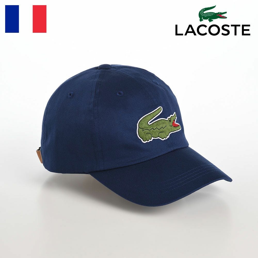 ラコステ キャップ BIG LOGO CAP（ビッグロゴ キャップ） L1231 ブルー