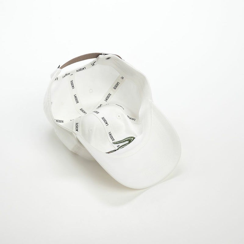 ラコステのキャップ BIG LOGO CAP（ビッグロゴ キャップ） L1231 オフホワイト