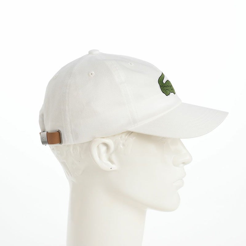 ラコステのキャップ BIG LOGO CAP（ビッグロゴ キャップ） L1231 オフホワイト