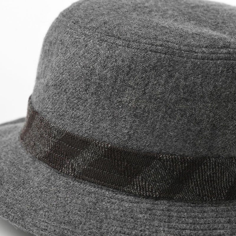 ダックスの布帛ソフトハット Alpen Wool Shadow Check（アルペン ウール シャドーチェック） D3876 グレー
