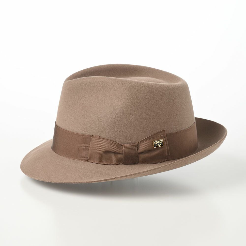 ノックス フェルトハット Rabbit Fur Fedora Hat（ラビットファー