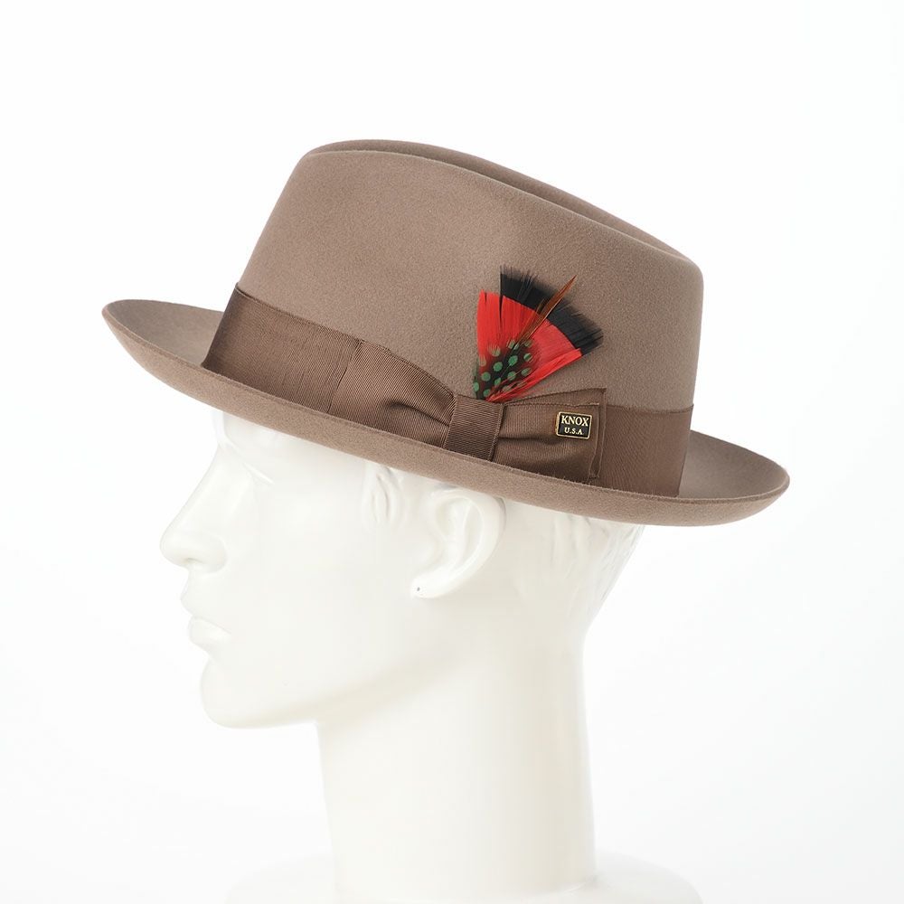 ノックス フェルトハット Rabbit Fur Fedora Hat（ラビットファー