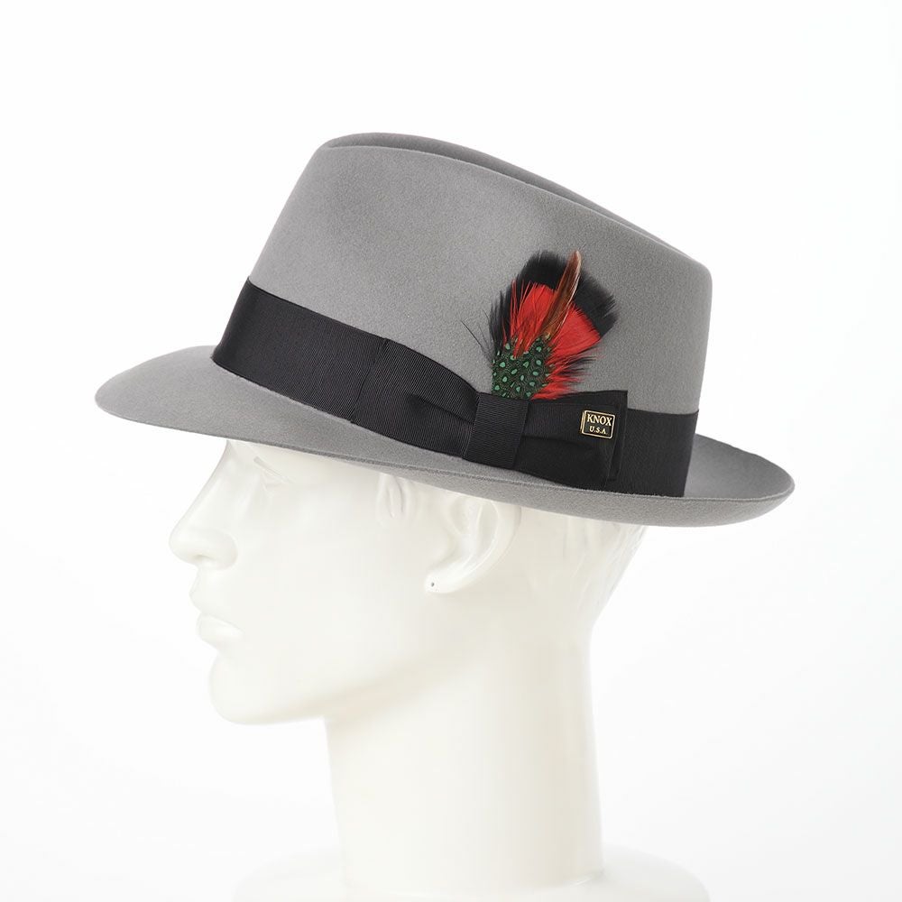 ノックス フェルトハット Rabbit Fur Fedora Hat（ラビットファー