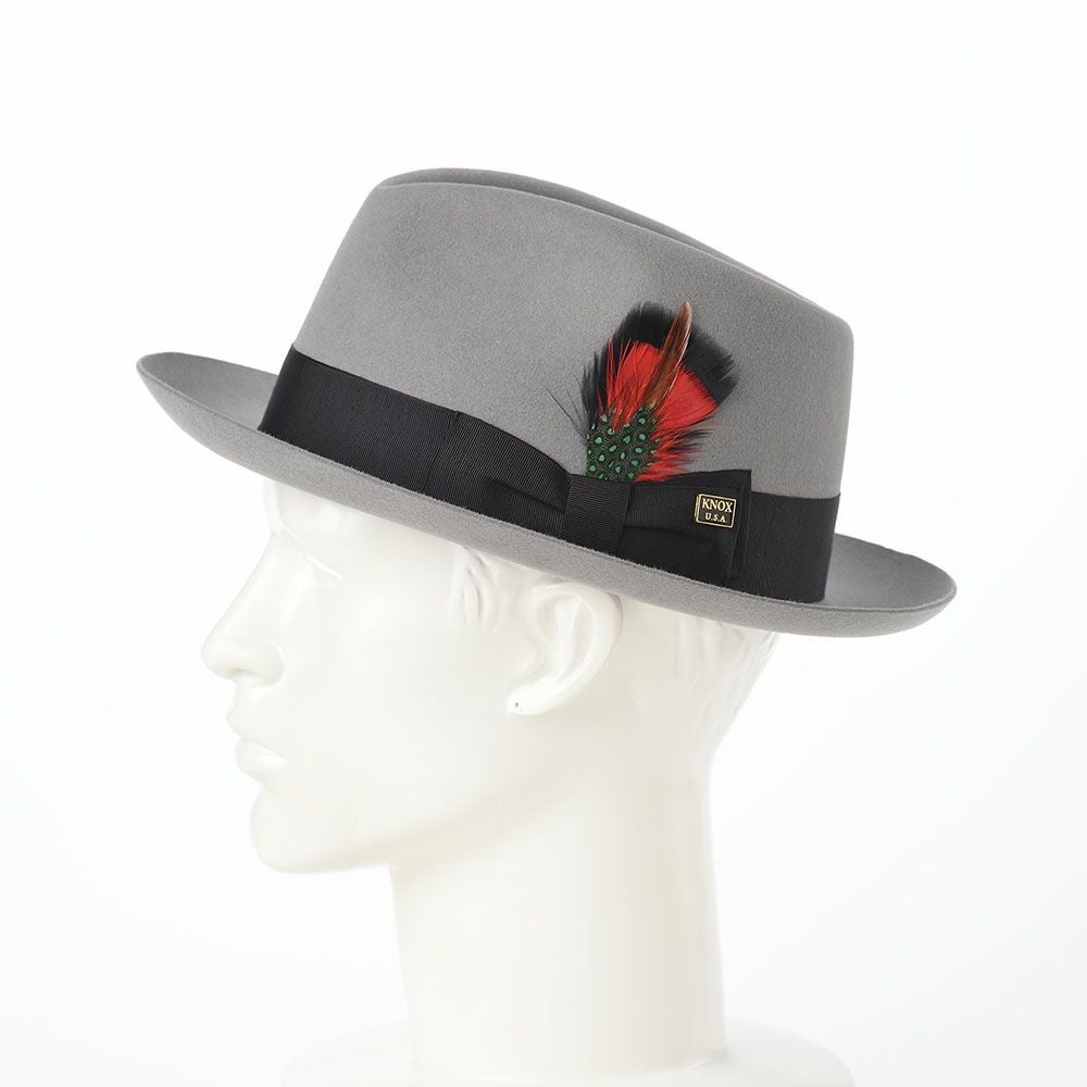 ノックス フェルトハット Rabbit Fur Fedora Hat（ラビットファー