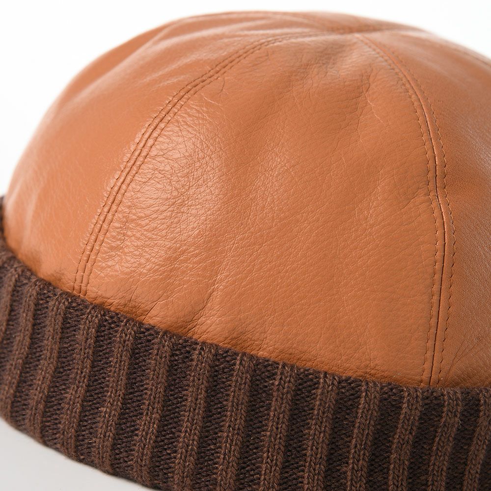 ステットソン ロールキャップ LEATHER ROLL CAP（レザー ロール