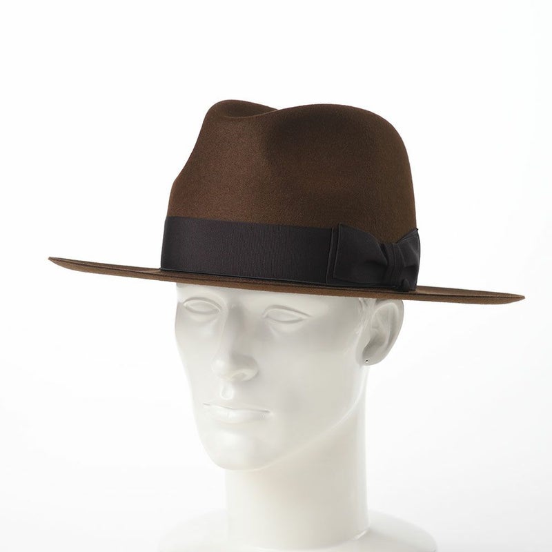 ステットソンのフェルトハット MANHATTAN WideBrim（マンハッタン ワイドブリム）SE687 ブラウン