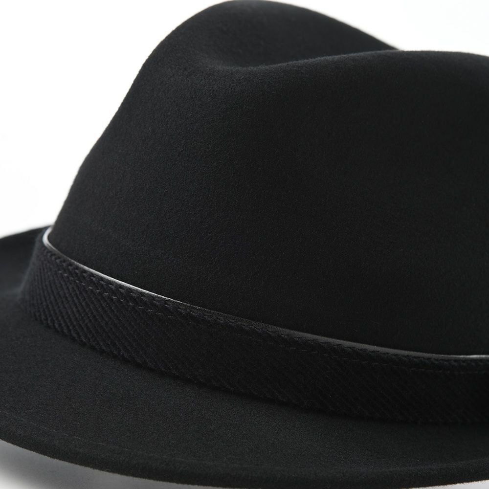 ウールハット　Trophy Tailoring ノックス フェルトハット Rabbit Fur Trilby Hat（ラビットファー トリ
