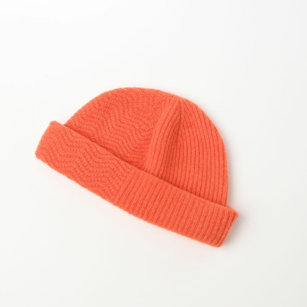 レッター ニット帽 Knit Watch（ニットワッチ） オレンジ | 帽子通販