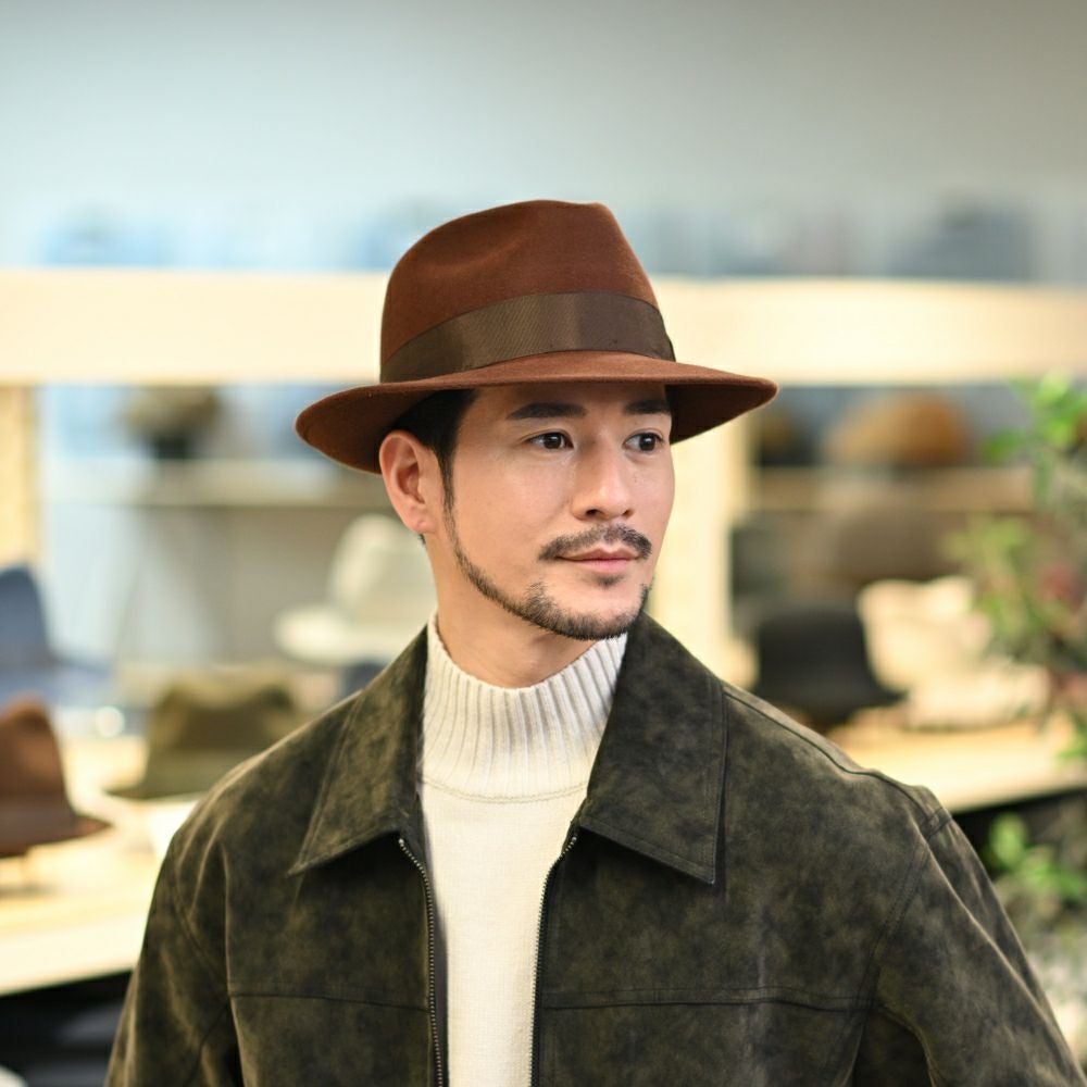レッター フェルトハット Fur Felt Fedora（ファーフェルト フェドラ