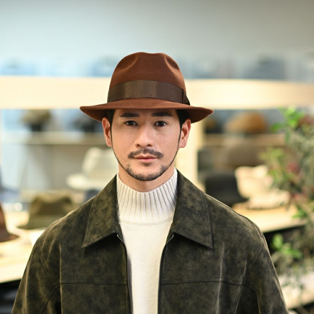 レッター フェルトハット Fur Felt Fedora（ファーフェルト フェドラ