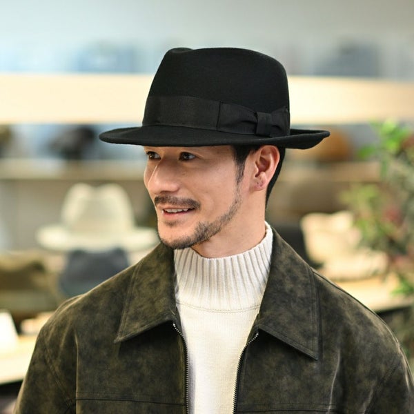 Wool Fedora（ウールフェドラ） ブラック