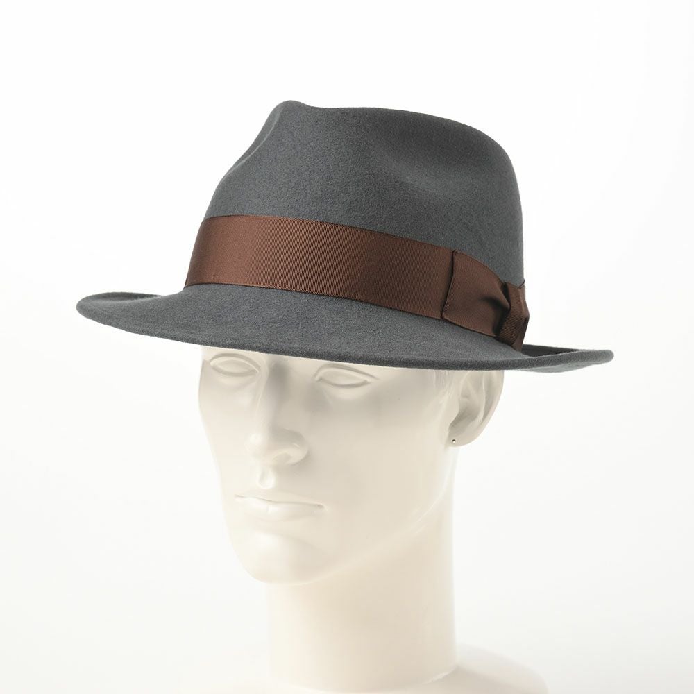 レッター フェルトハット Wool Fedora（ウールフェドラ） グレー