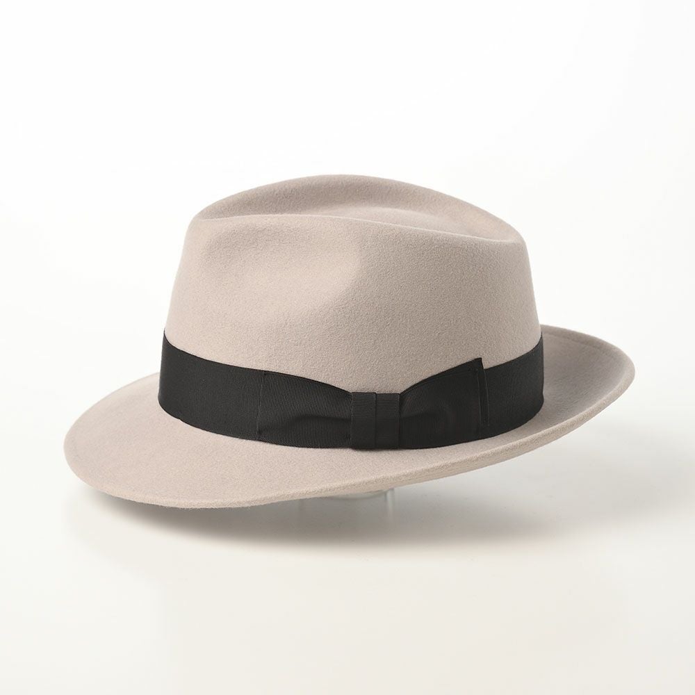 レッター フェルトハット Wool Fedora（ウールフェドラ） ライトグレー
