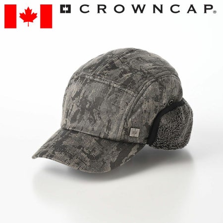 Cotton Mix Earboa Cap(コットン ミックス イヤーボア キャップ) グレー