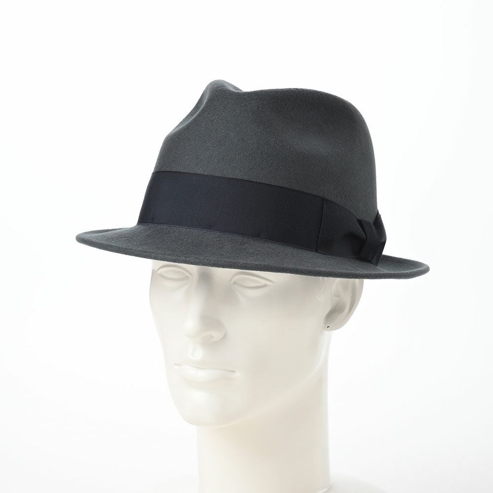 レッター フェルトハット Wool Trilby（ウールトリルビー） グレー