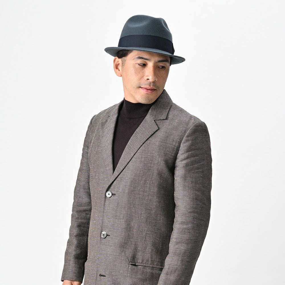 レッター フェルトハット Wool Trilby（ウールトリルビー） グレー