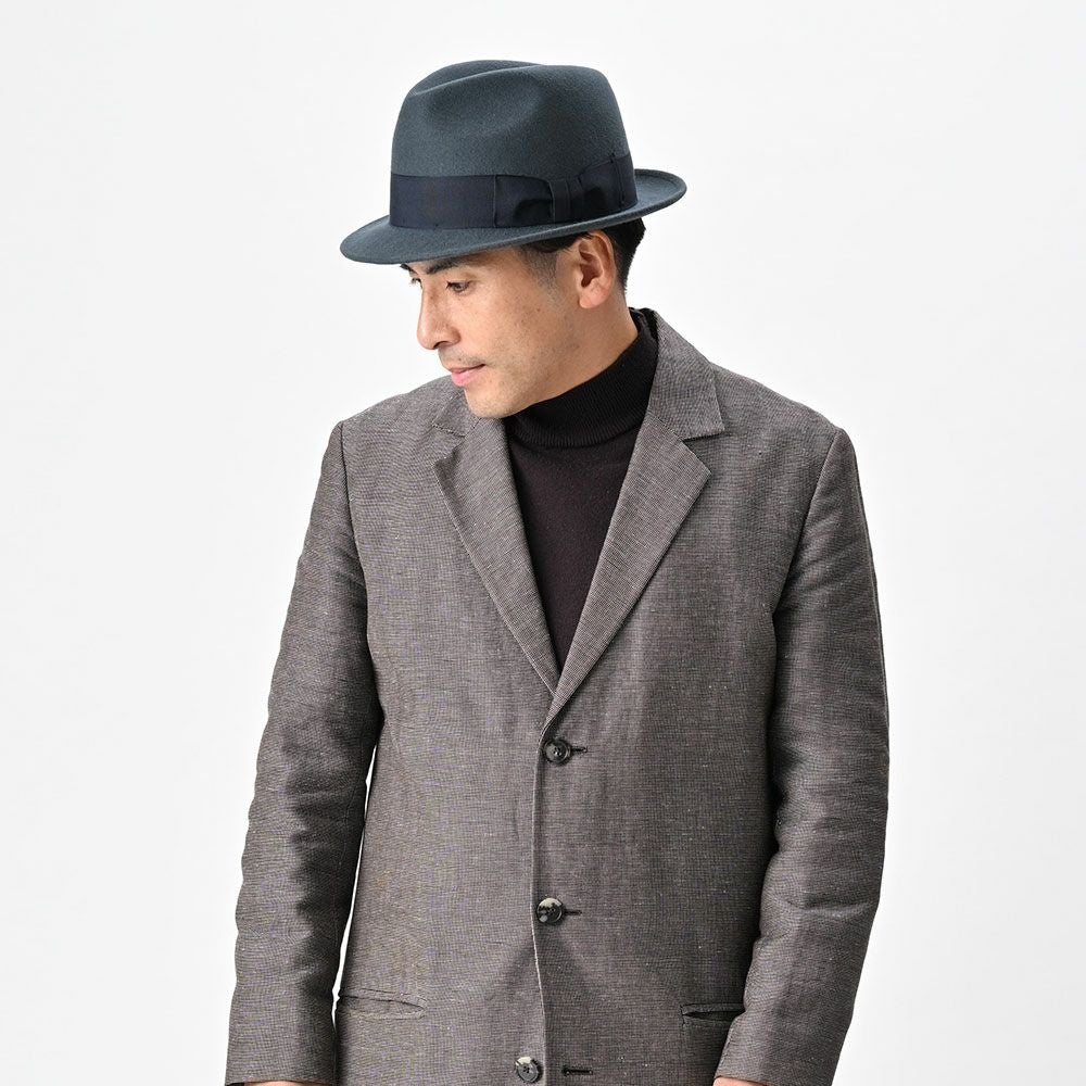 レッター フェルトハット Wool Trilby（ウールトリルビー） グレー