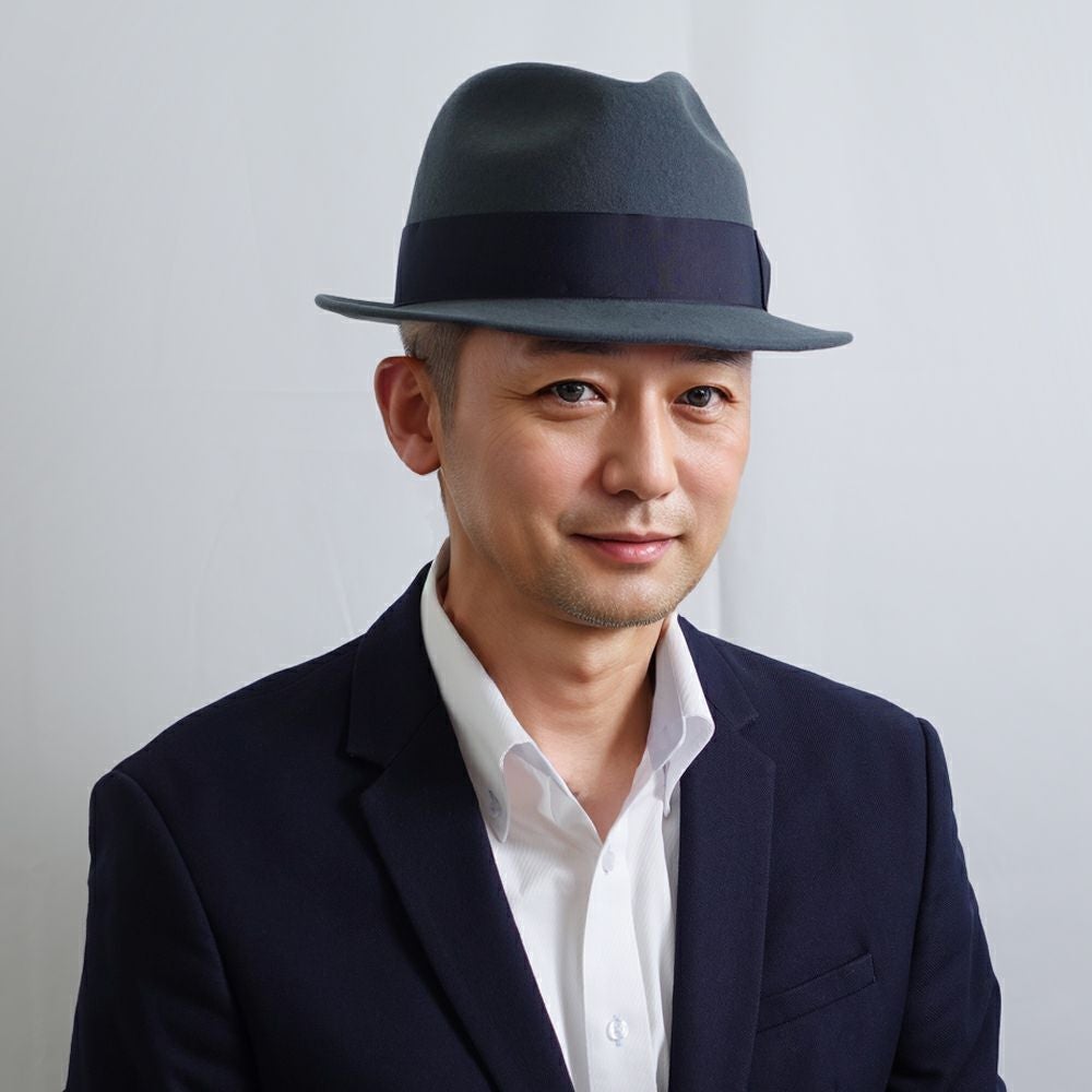 レッター フェルトハット Wool Trilby（ウールトリルビー） グレー