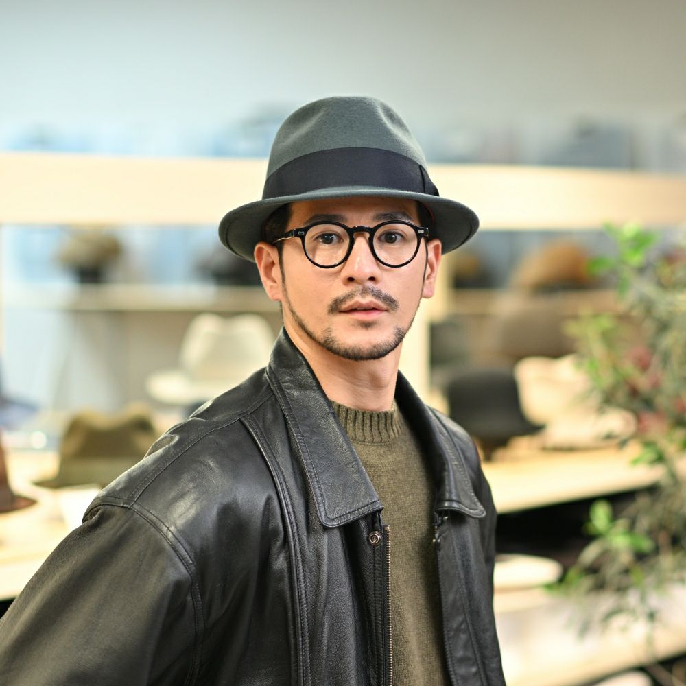 レッター フェルトハット Wool Trilby（ウールトリルビー） グレー