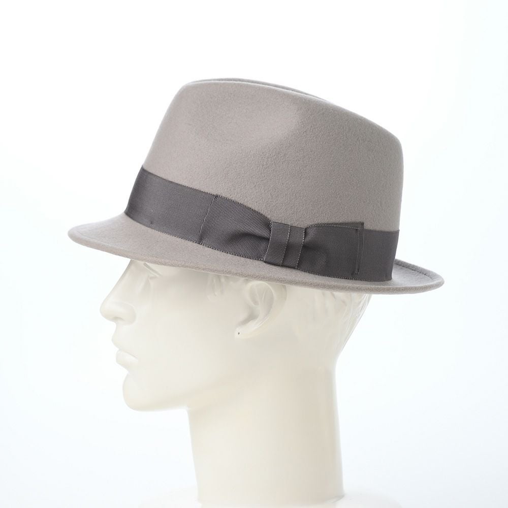 新品未使用RRLグレー ウールフェルトハット レッター フェルトハット Wool Fedora（ウールフェドラ） グレー