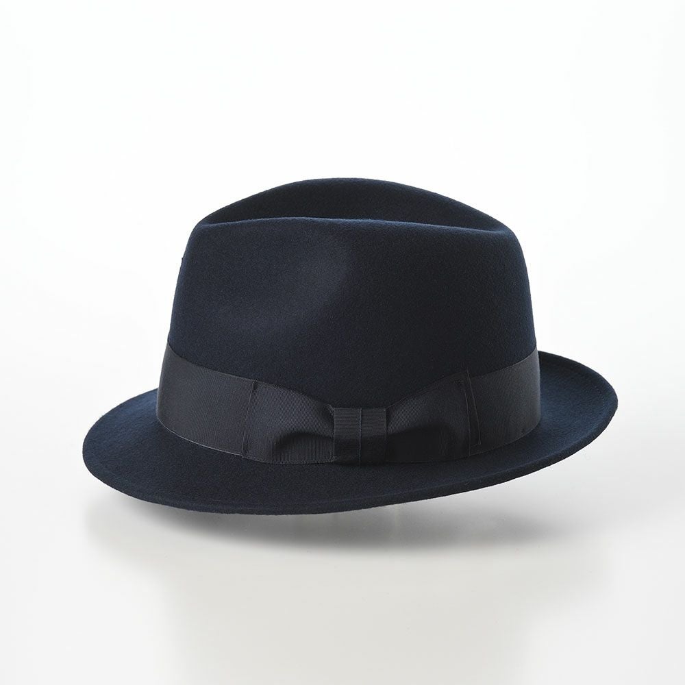 レッター フェルトハット Wool Trilby（ウールトリルビー） ネイビー