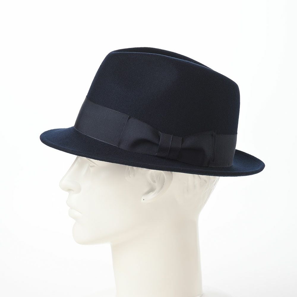 レッター フェルトハット Wool Trilby（ウールトリルビー） ネイビー