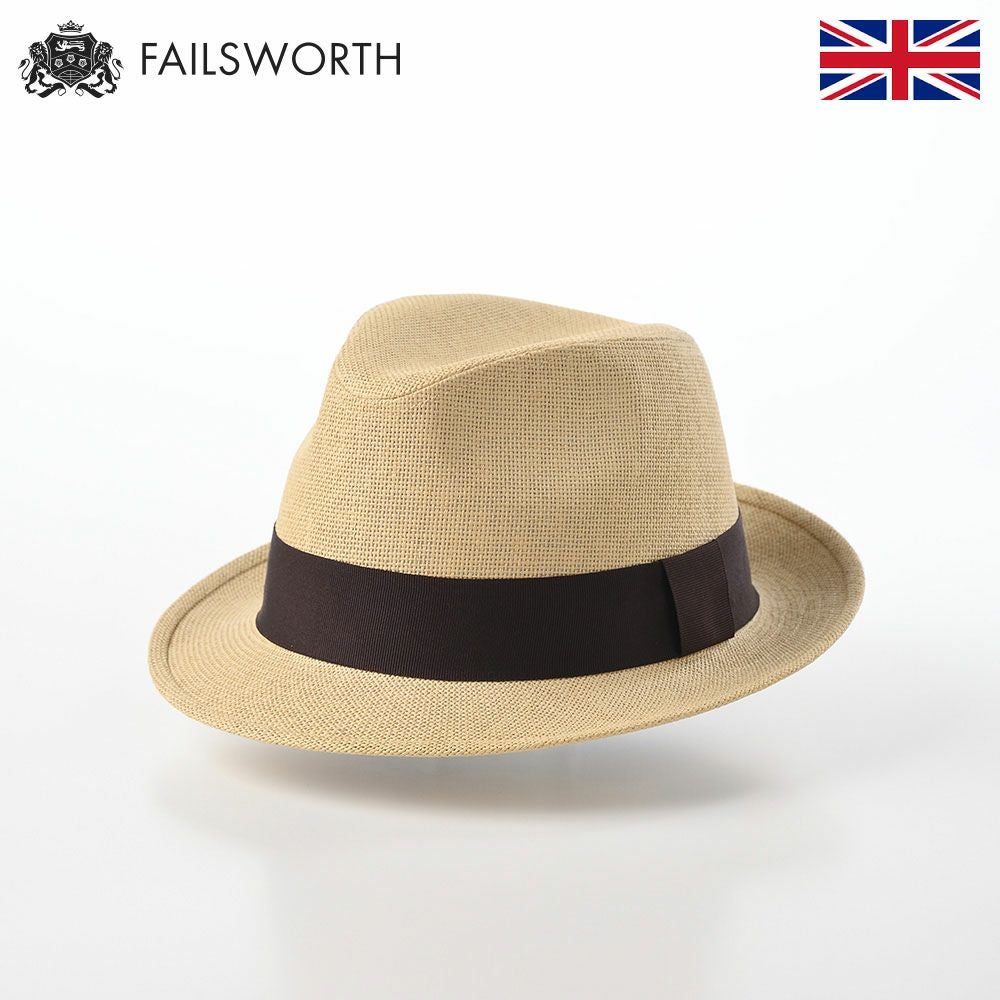 ベルレッタ　ストローハット　m フェイルスワース ストローハット Paperstraw Trilby（ペーパー